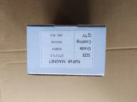 Купить Серебряные покрывая постоянные магниты N38SH F27x11x1.5mm неодимия для безщеточного мотора DC online manufacture